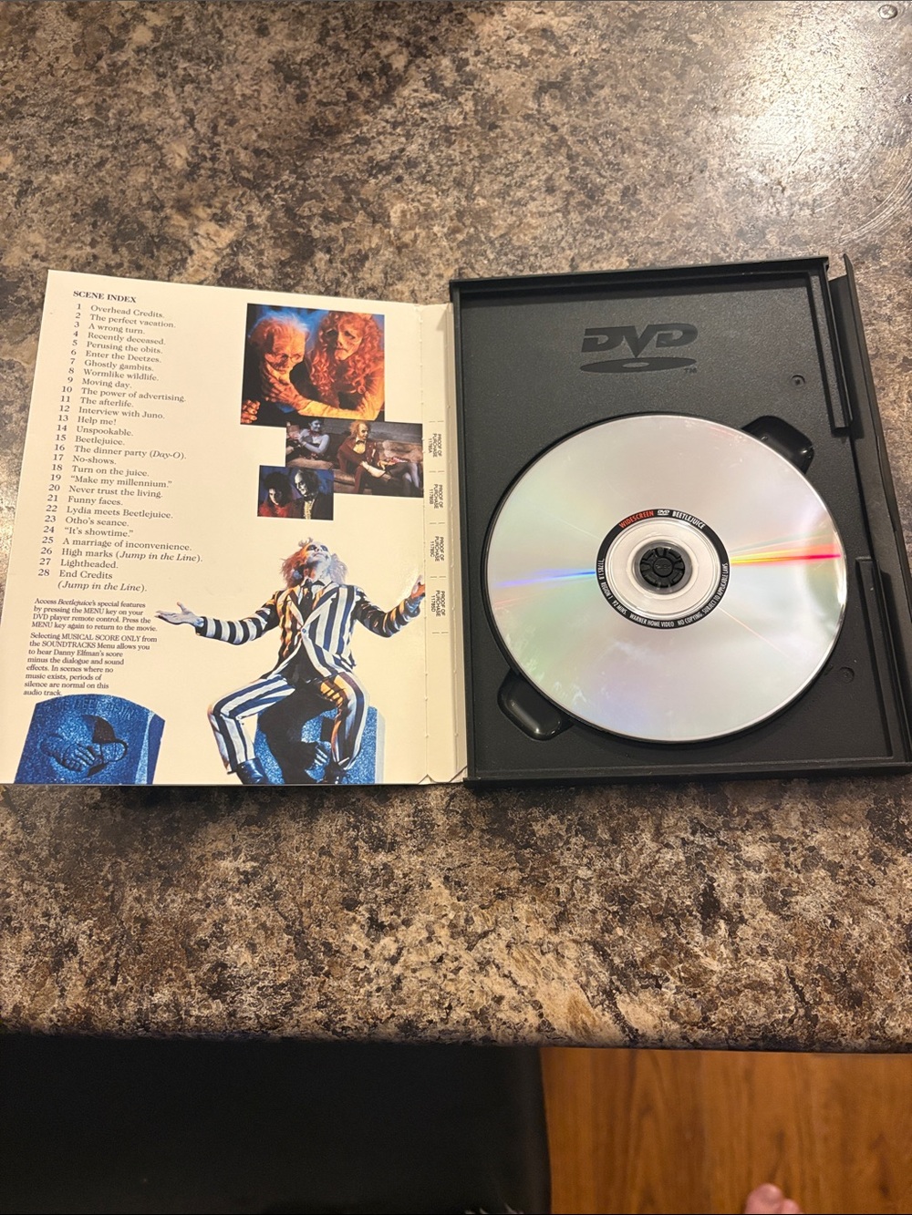 Beetlejuice DVD Movie — Black & Purple Cover - Picture 3 of 3